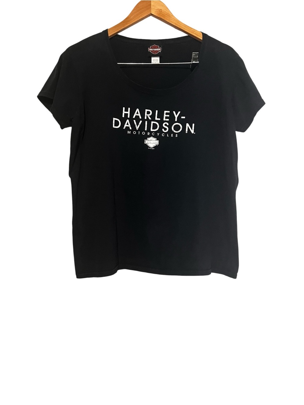 Harley-Davidson Warhawk Monroe , Louisana Logo Tee with White Print XL